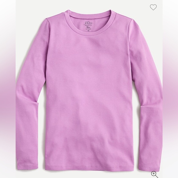 J. Crew Tops - J. Crew Slim perfect long-sleeve T-shirt wisteria size medium